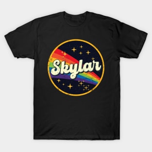 Skylar // Rainbow In Space Vintage Grunge-Style T-Shirt